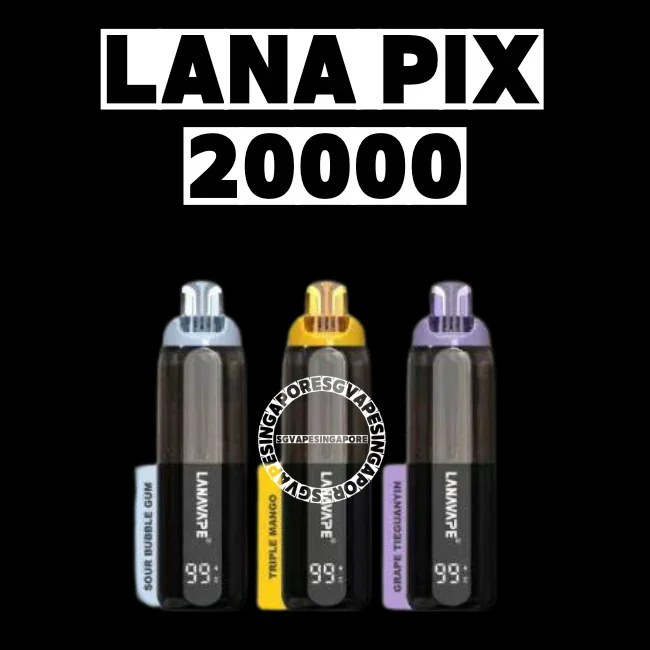 LANA PIX 20000 Puffs 閃光彈:定義2026拋棄式電子煙黑科技:圖片 5